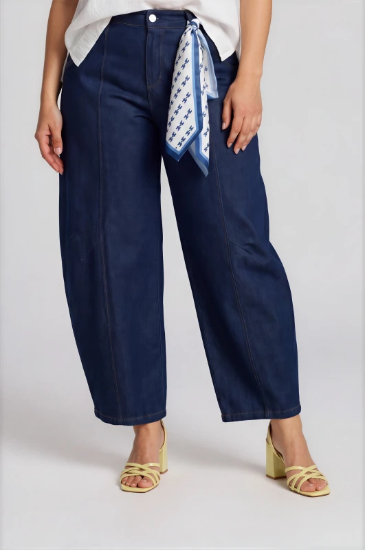 Denim Trousers Decorative Scarf