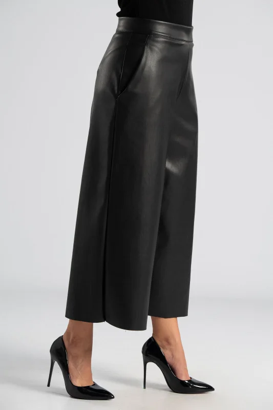 Pants Cropped Leatherette 