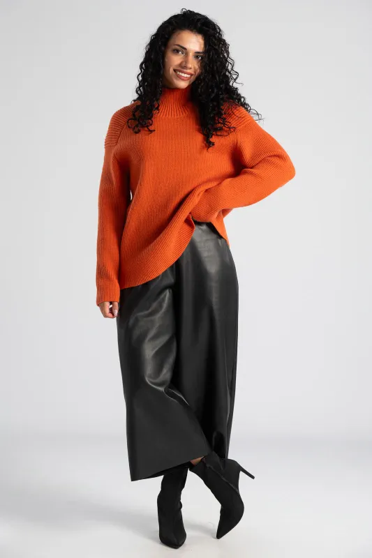 Pants Cropped Leatherette 