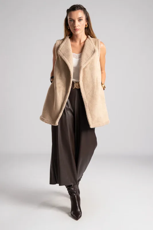 Pants Cropped Leatherette 