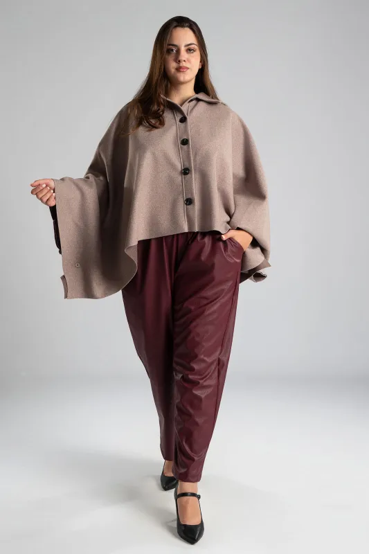Trousers Leatherette Elastic