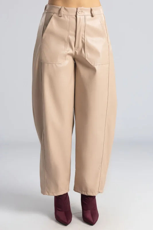 Παντελόνι Δερματίνη Μεγάλες Τσέπες