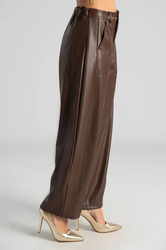 Παντελόνι Δερματίνη Μεγάλες Τσέπες