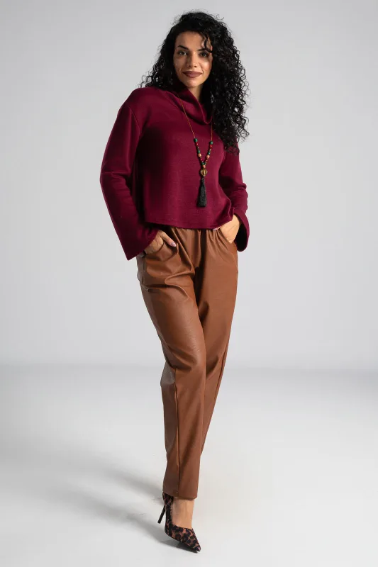 Παντελόνι Δερματίνη Πλαινές Τσέπες