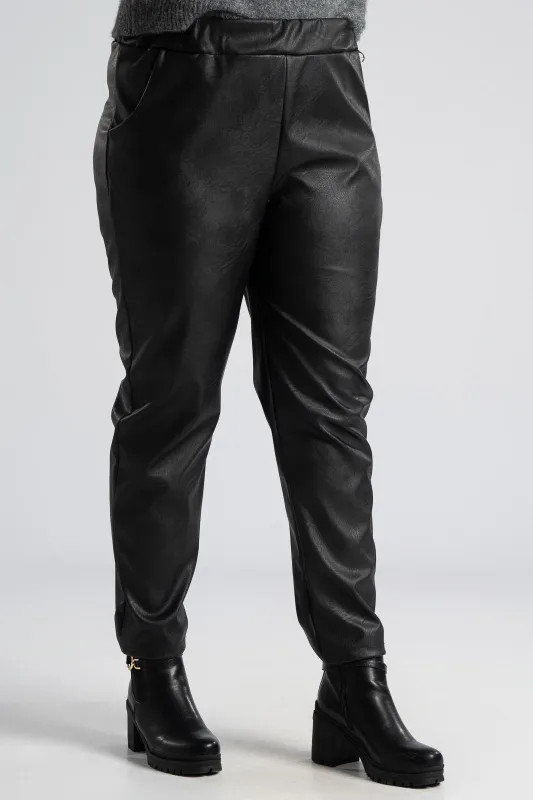 Παντελόνι Δερματίνη Πλαινές Τσέπες