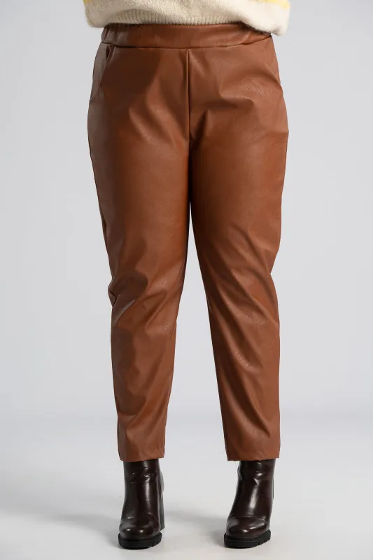 Παντελόνι Δερματίνη Πλαινές Τσέπες