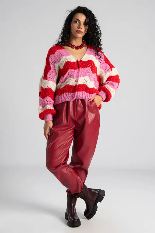 Παντελόνι Δερματίνη Πλαινές Τσέπες