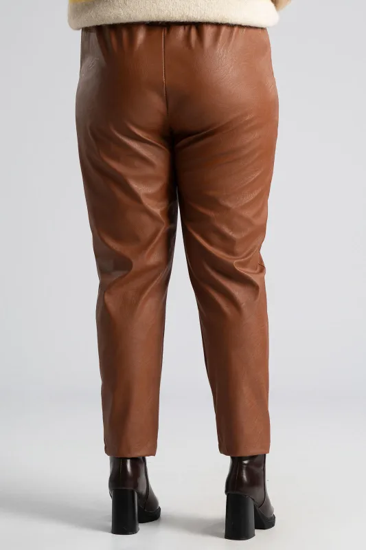 Παντελόνι Δερματίνη Πλαινές Τσέπες