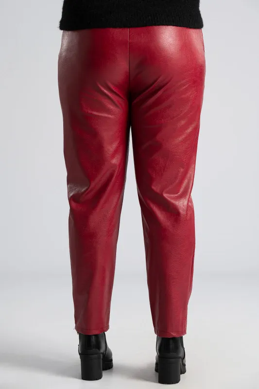 Παντελόνι Δερματίνη Πλαινές Τσέπες