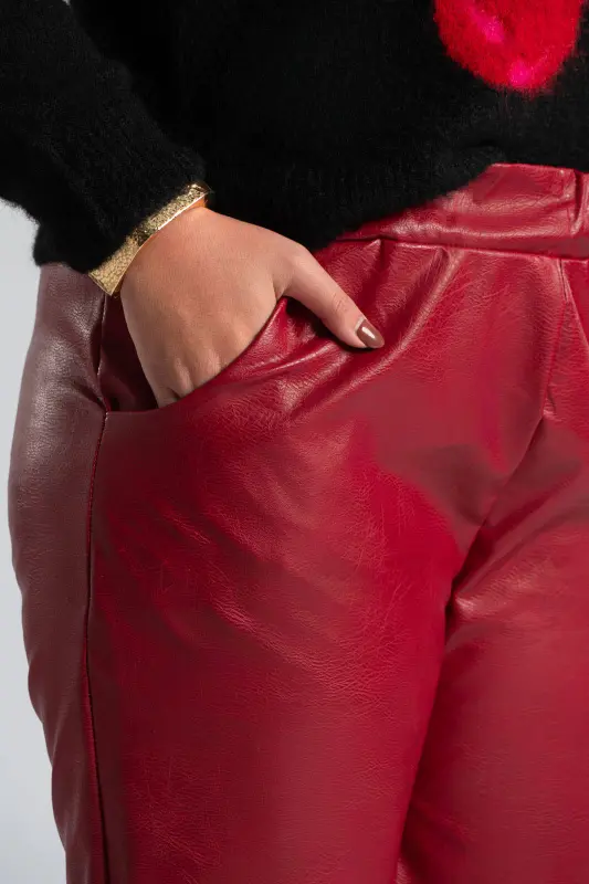 Παντελόνι Δερματίνη Πλαινές Τσέπες