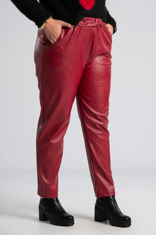 Παντελόνι Δερματίνη Πλαινές Τσέπες