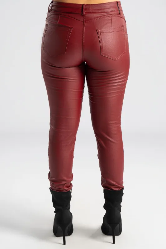 Παντελόνι Δερματίνη Skinny