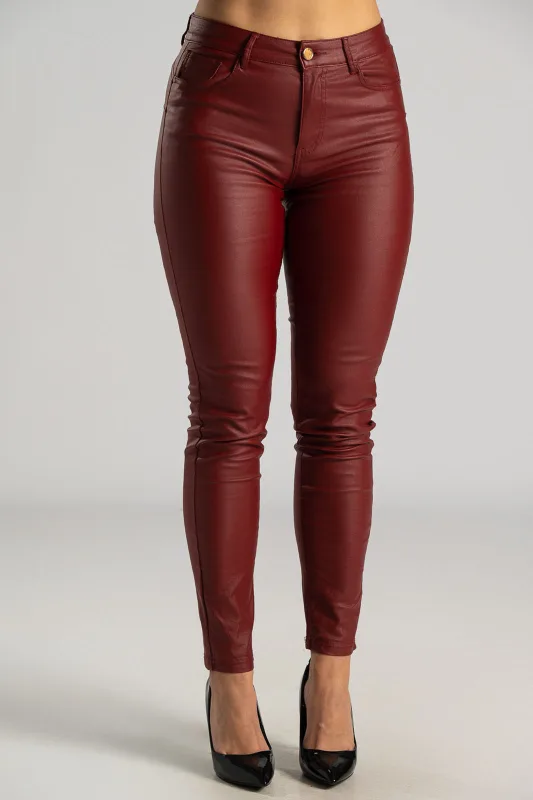 Παντελόνι Δερματίνη Skinny