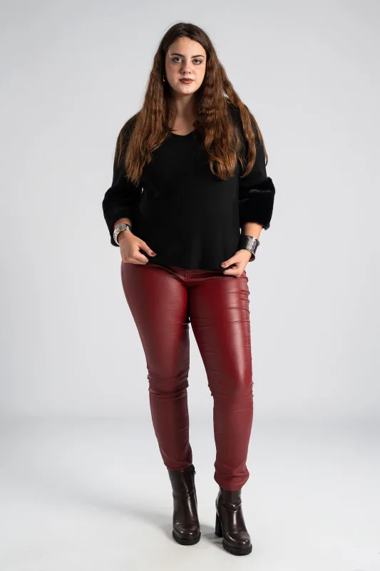 Παντελόνι Δερματίνη Skinny