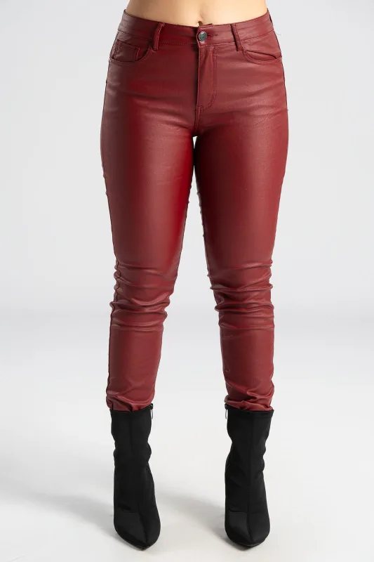 Παντελόνι Δερματίνη Skinny