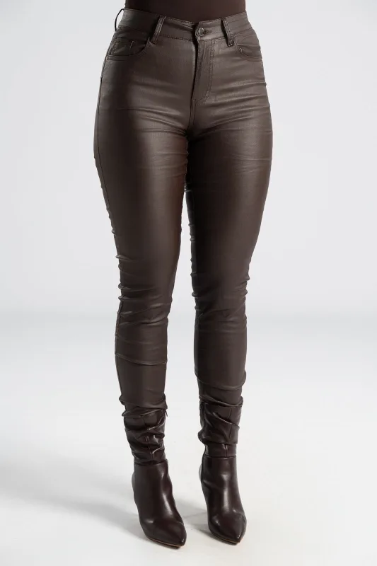 Παντελόνι Δερματίνη Skinny