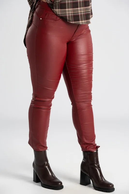 Παντελόνι Δερματίνη Skinny