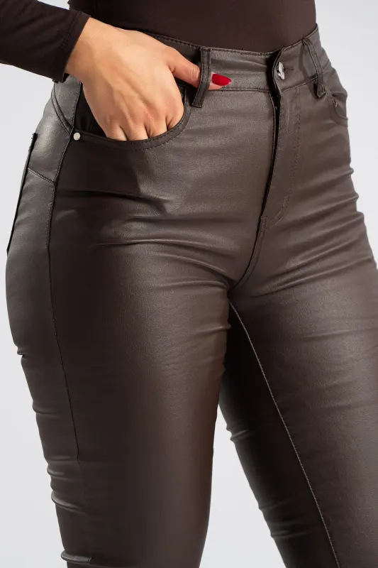 Παντελόνι Δερματίνη Skinny