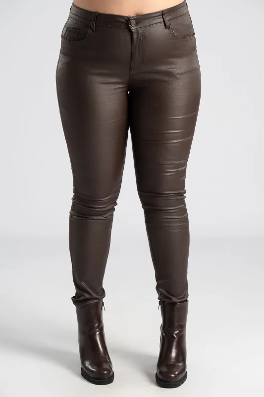 Παντελόνι Δερματίνη Skinny