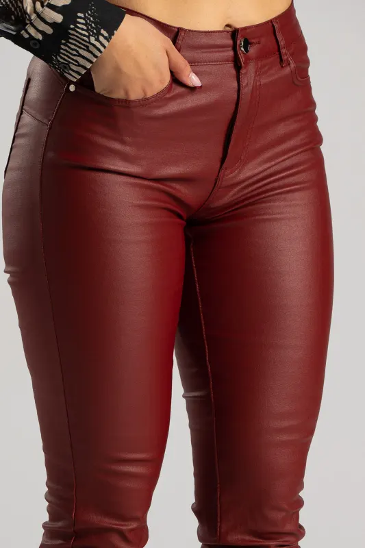 Παντελόνι Δερματίνη Skinny