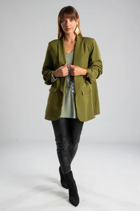 Slim Fit Leatherette Pants 