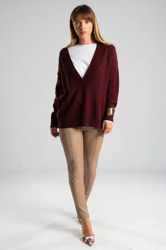 Slim Fit Leatherette Pants 