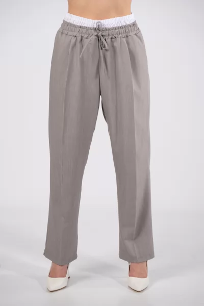 Trousers Double Elastic Grey