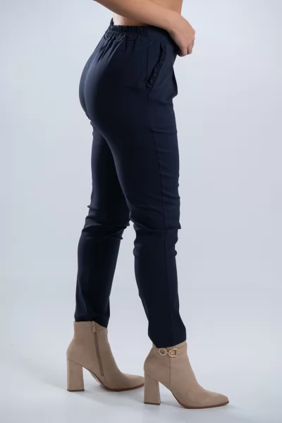 Παντελόνι Ελαστικό Αλυσίδα Navy Blue