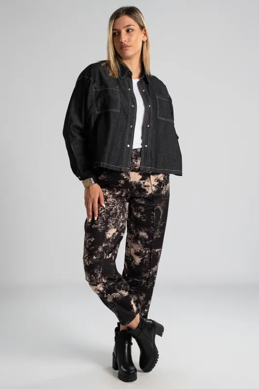 Printed Trousers Waistband