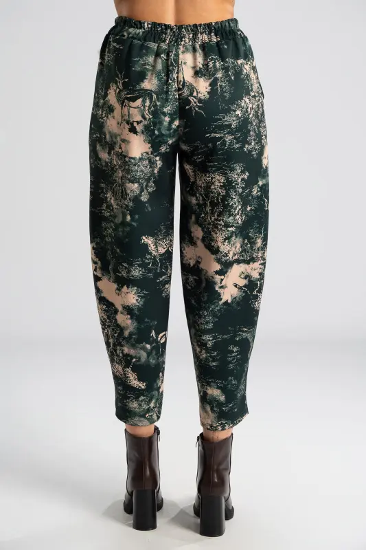 Printed Trousers Waistband