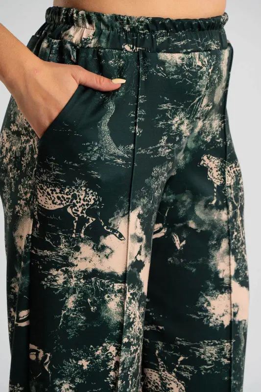 Printed Trousers Waistband