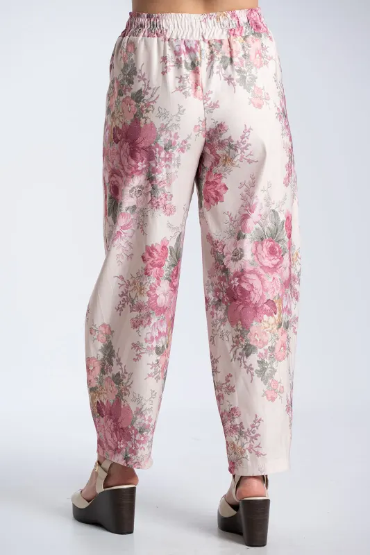 Παντελόνι Floral Λάστιχο Rosaline