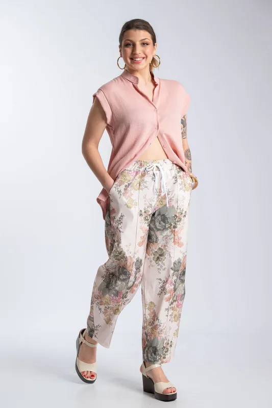 Παντελόνι Floral Λάστιχο Rosaline