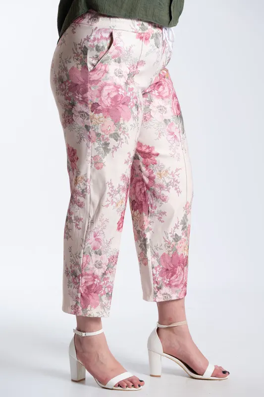 Παντελόνι Floral Λάστιχο Rosaline