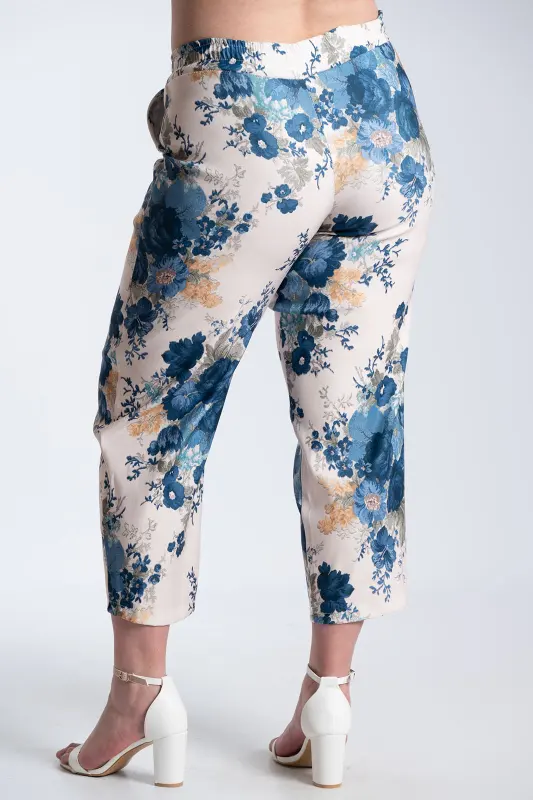 Παντελόνι Floral Λάστιχο Rosaline