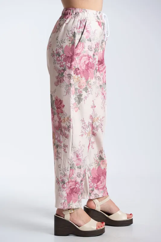 Παντελόνι Floral Λάστιχο Rosaline