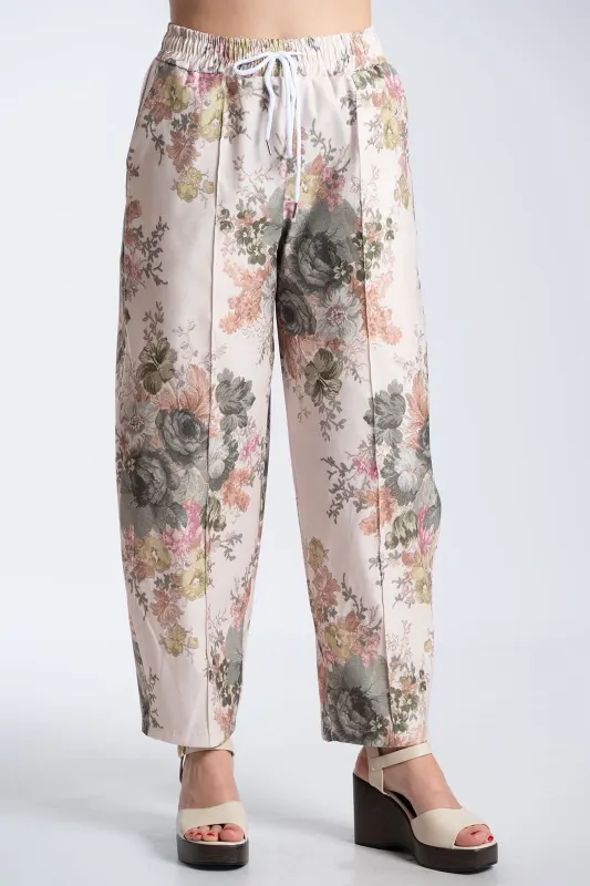 Παντελόνι Floral Λάστιχο Rosaline