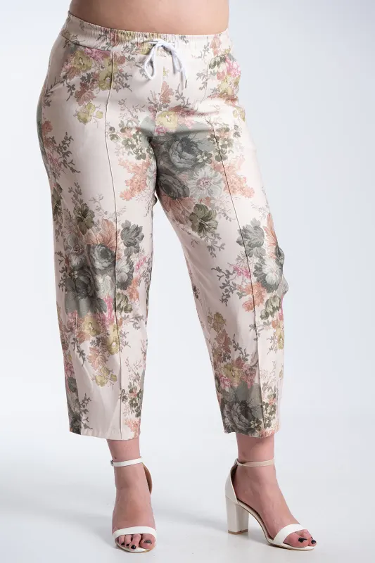 Παντελόνι Floral Λάστιχο Rosaline