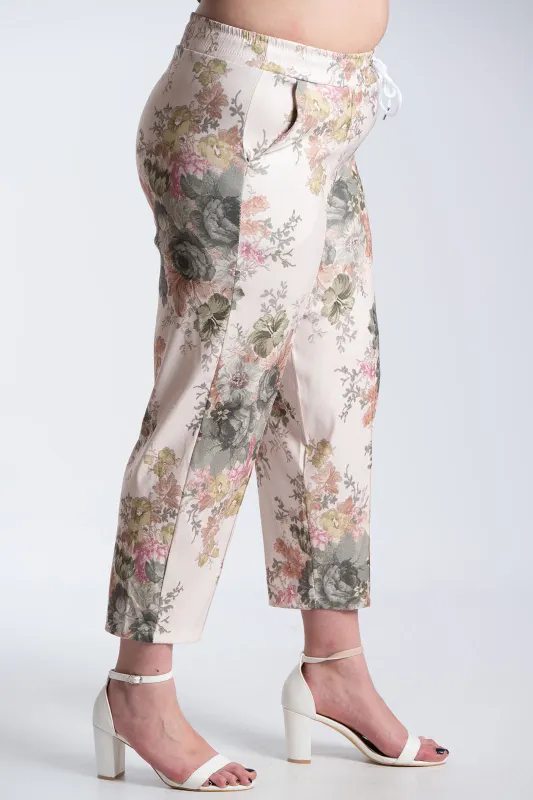 Παντελόνι Floral Λάστιχο Rosaline