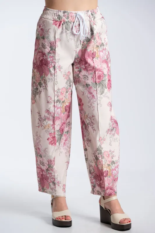 Παντελόνι Floral Λάστιχο Rosaline