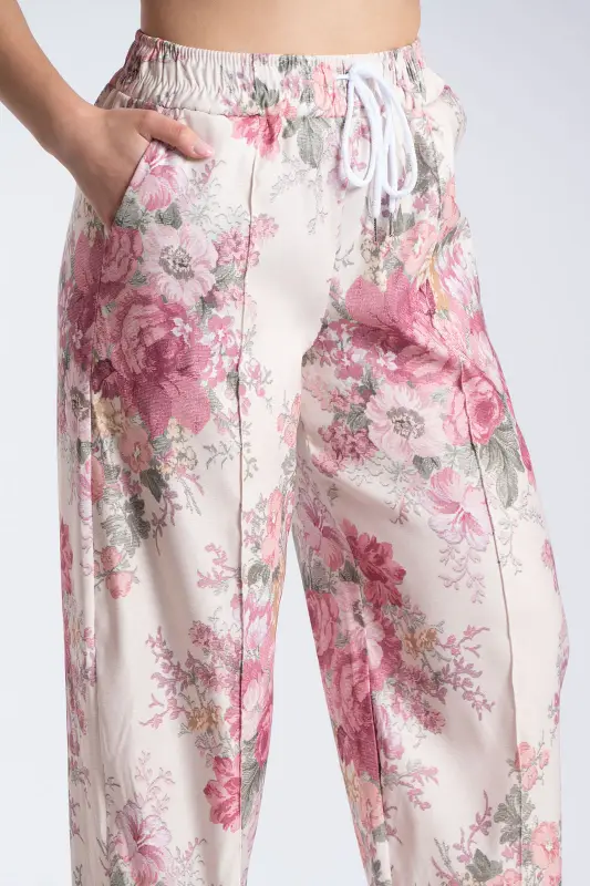 Παντελόνι Floral Λάστιχο Rosaline