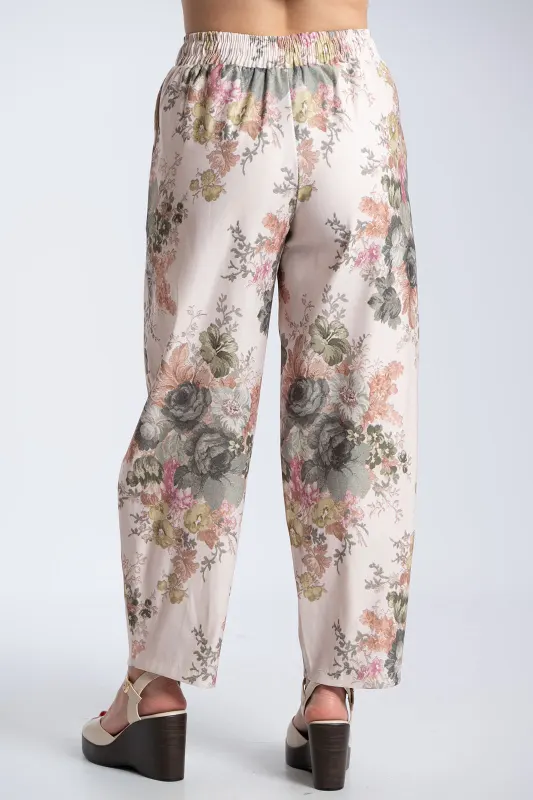 Παντελόνι Floral Λάστιχο Rosaline