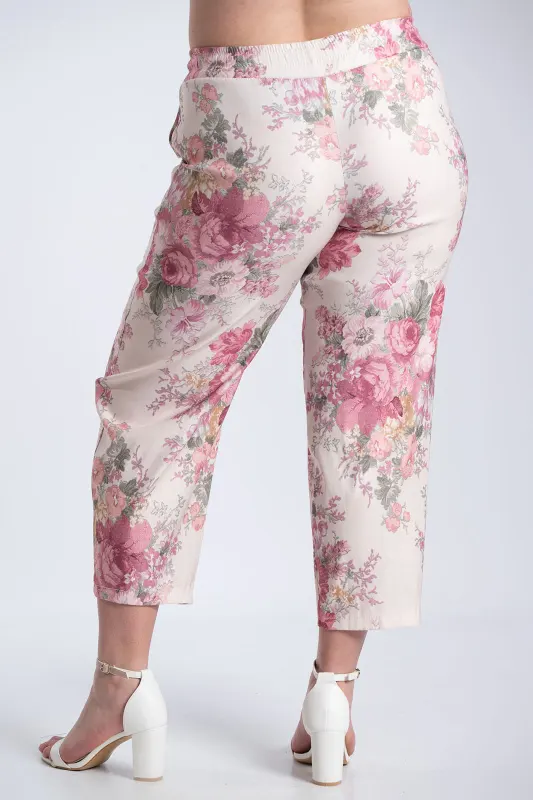 Παντελόνι Floral Λάστιχο Rosaline