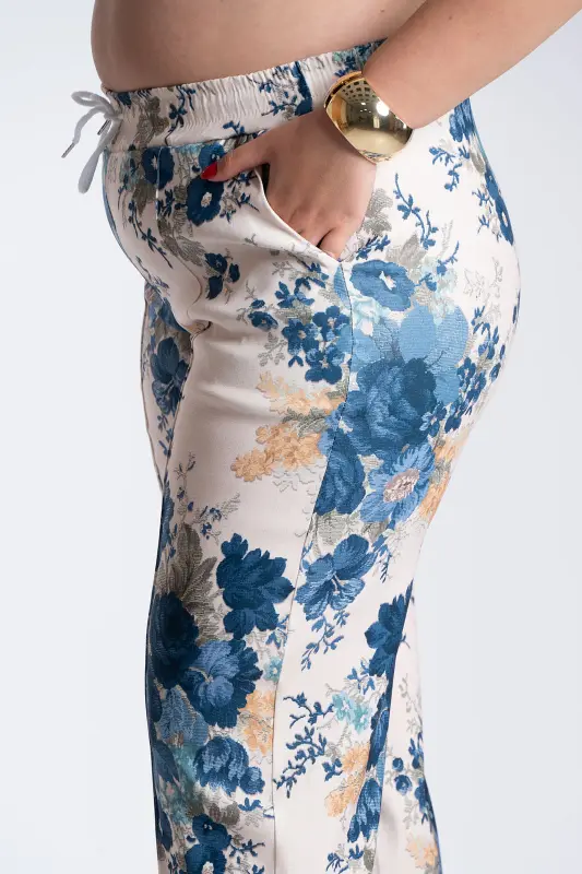 Παντελόνι Floral Λάστιχο Rosaline