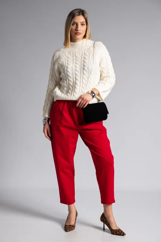 Form Fitting Style Trousers