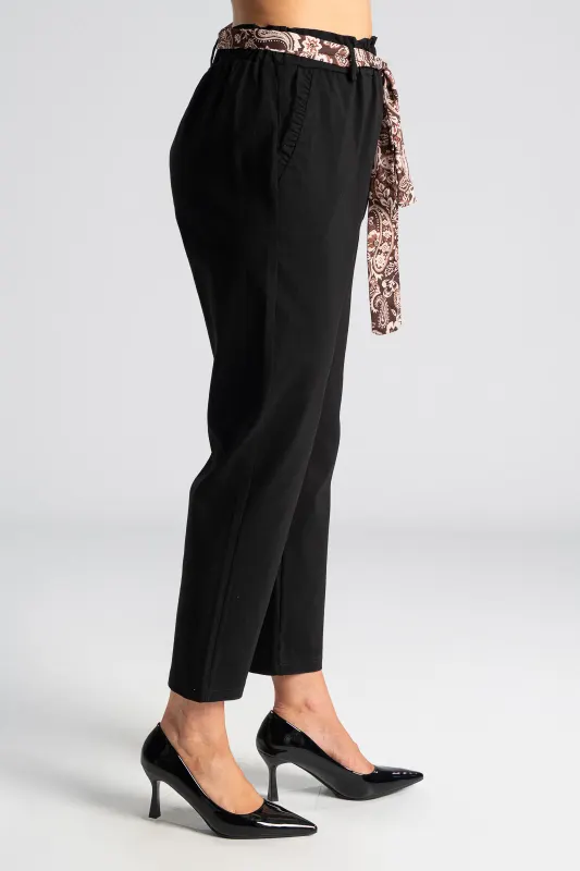 Pants Scarf Ruffles Pockets