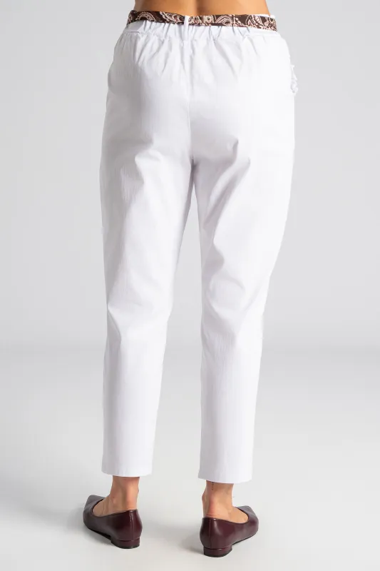 Pants Scarf Ruffles Pockets
