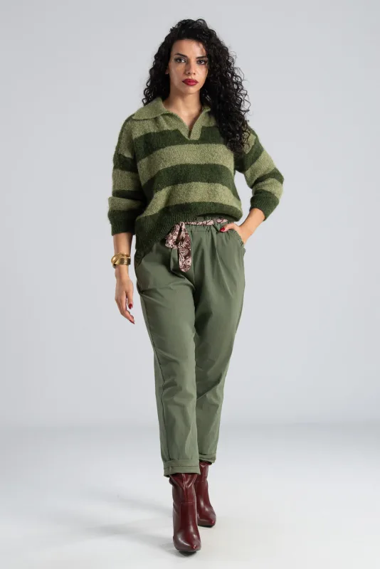 Παντελόνι Φουλάρι Βολάν Τσέπες