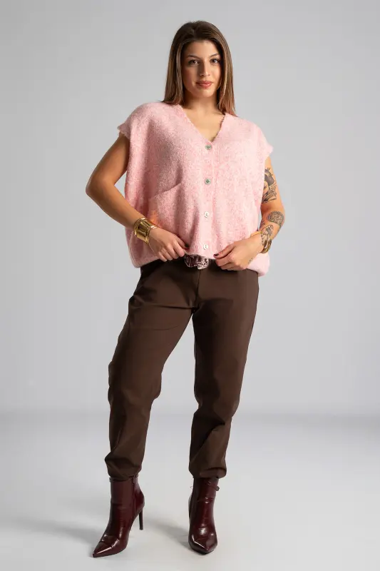 Pants Scarf Ruffles Pockets