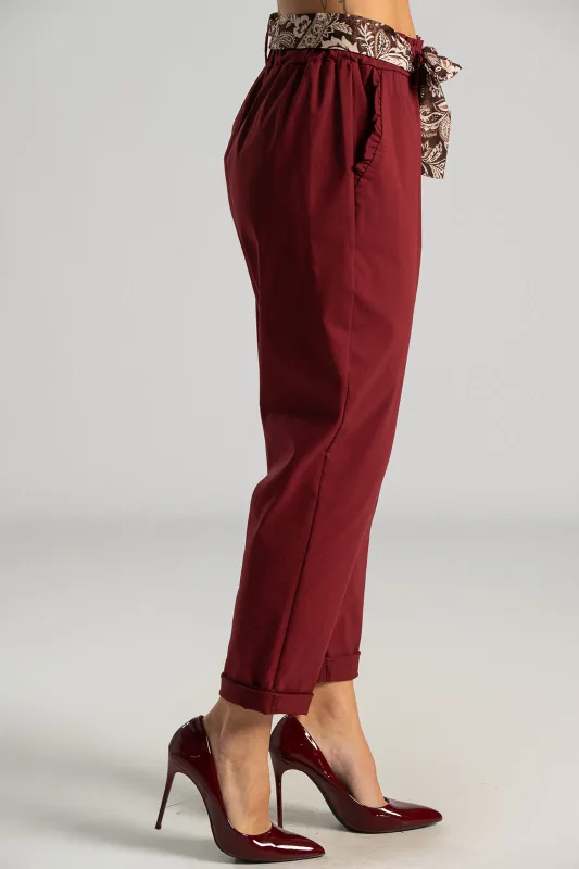 Παντελόνι Φουλάρι Βολάν Τσέπες